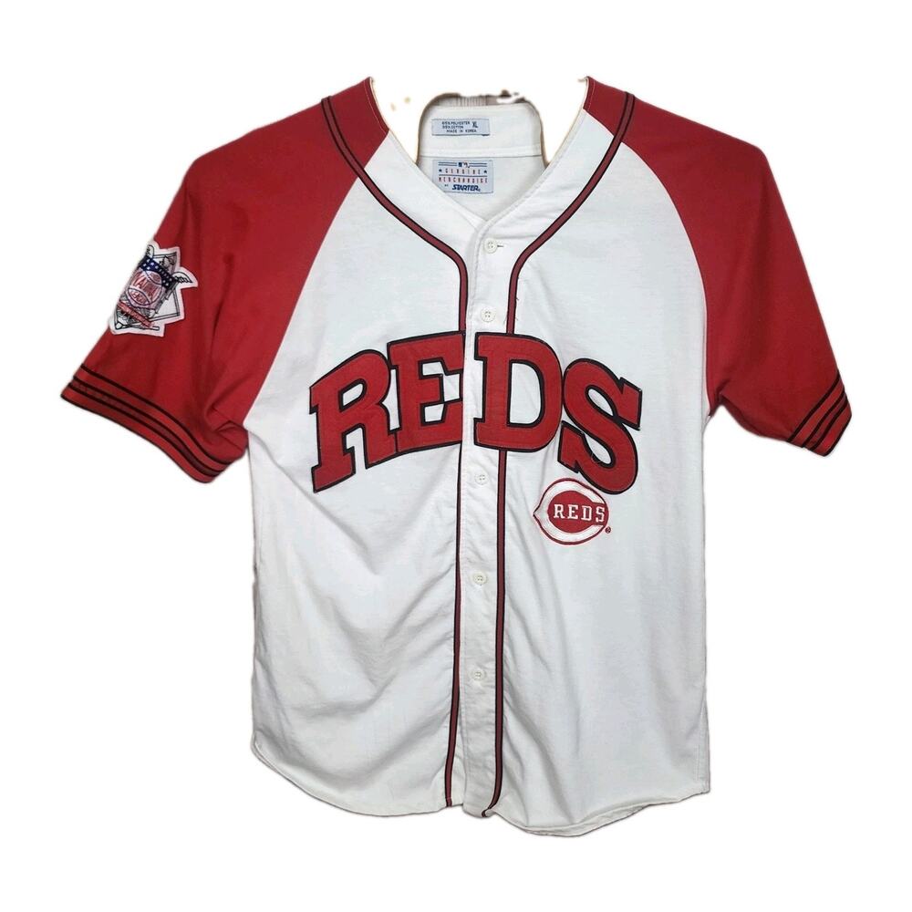 Vintage MLB Cincinnati Reds Authentic Starter Jersey Men’s XL Button